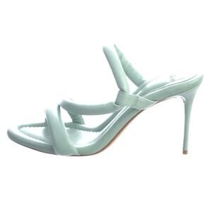 Alexandre Birman 'Aysha 85' Green Leather Stiletto Heel Mule Size 8